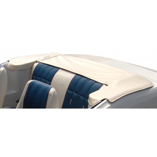 1971-73 Padded Convertible Top Boot-White